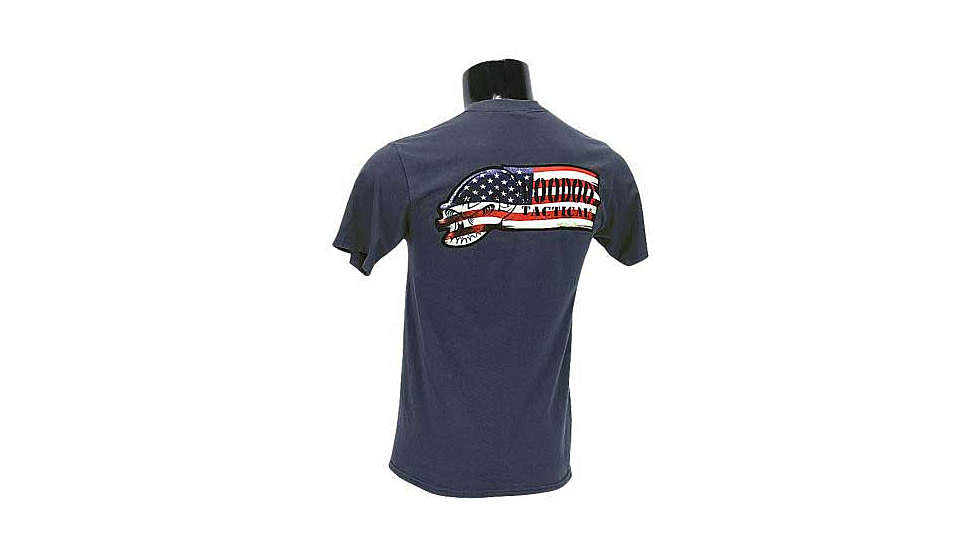 Voodoo Tactical Patriot Banner Ribbon Logo T-Shirt - Mens, Navy, Small, 20-9991002092