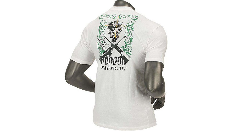Voodoo Tactical Short Sleeve T-Shirt Skull - Mens, White, XL, 20-9139024096