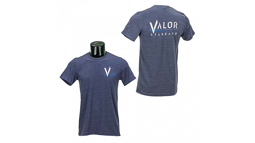 Voodoo Tactical Valor Standard Crew Neck T-Shirt - Men's, Blue, Extra Large, 01-5809019096