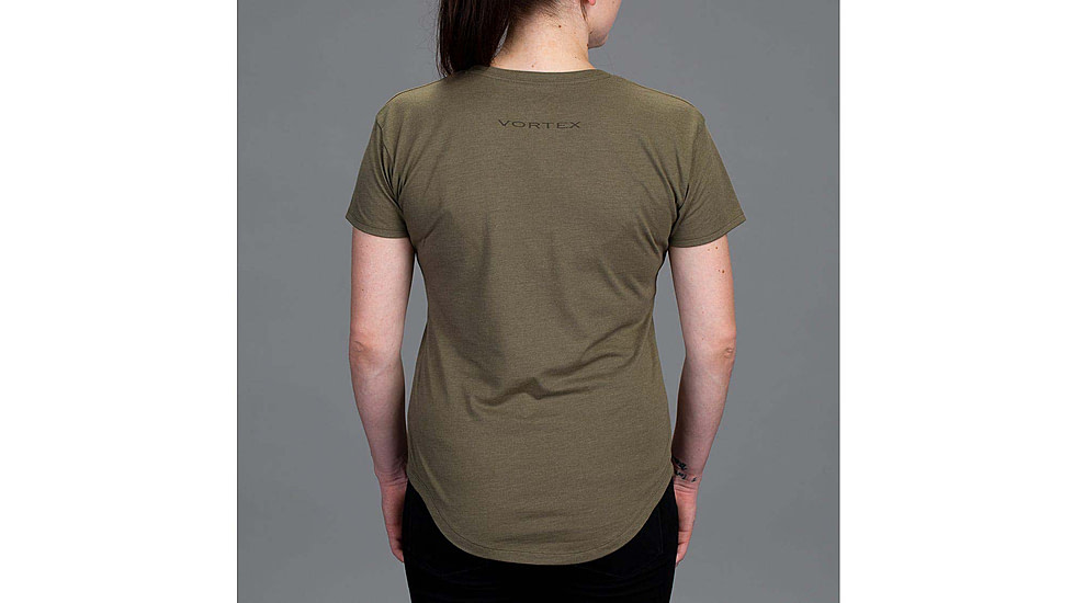 Vortex Core Logo SS T-Shirt - Womens, Military Heather, XS, 221-23-MIHXS