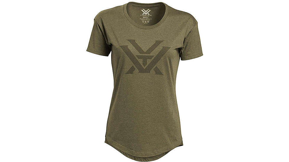 Vortex Core Logo SS T-Shirt - Womens, Military Heather, XS, 221-23-MIHXS