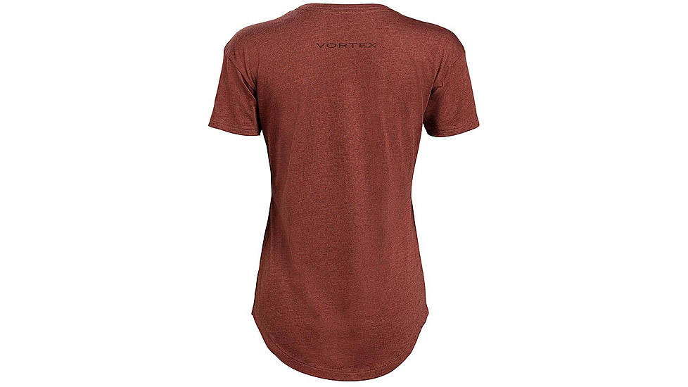 Vortex Core Logo SS T-Shirt - Womens, Rust Heather, L, 221-23-RUHL