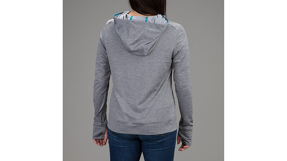 Vortex Fall Hooded Pullover - Womens, Monument, Small, 220-28-MONS