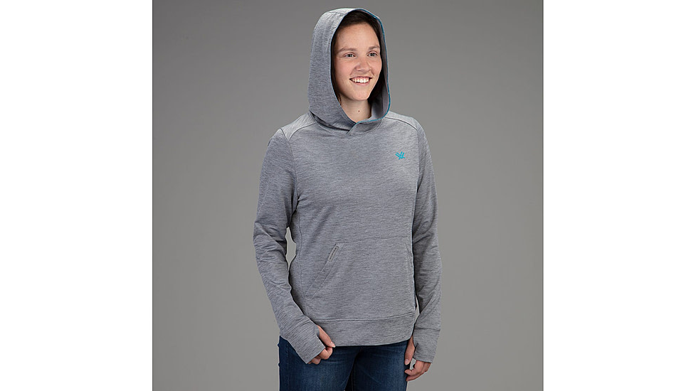 Vortex Fall Hooded Pullover - Womens, Monument, Small, 220-28-MONS