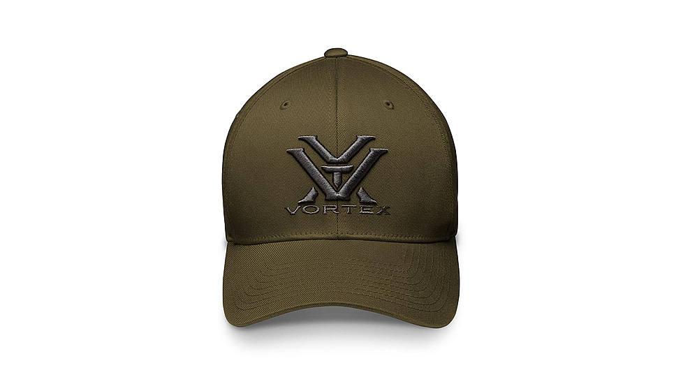 Vortex Flexfit Cap - Mens, Olive Drab, Small/Medium, 120-66-ODBSM