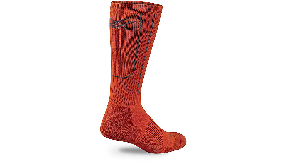 Vortex Game Trail Hunt Socks - Tick Repellent - Mens, Outdoor Orange, L, 121-44-ODOL