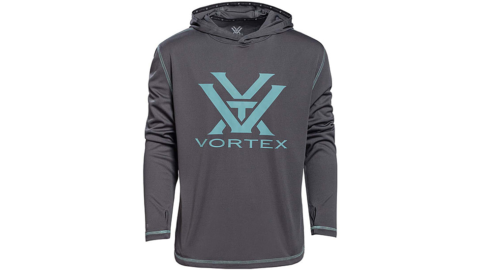 Vortex KD Sun Slayer LS Hoodie - Mens, Large, Trellis, 123-07-TRLL