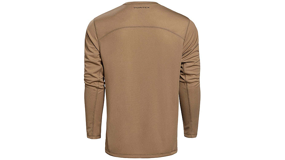 Vortex LS Performance Logo Shirt - 13 Star - Mens, 4XL, Kelp Brown, 123-06-KLP4X