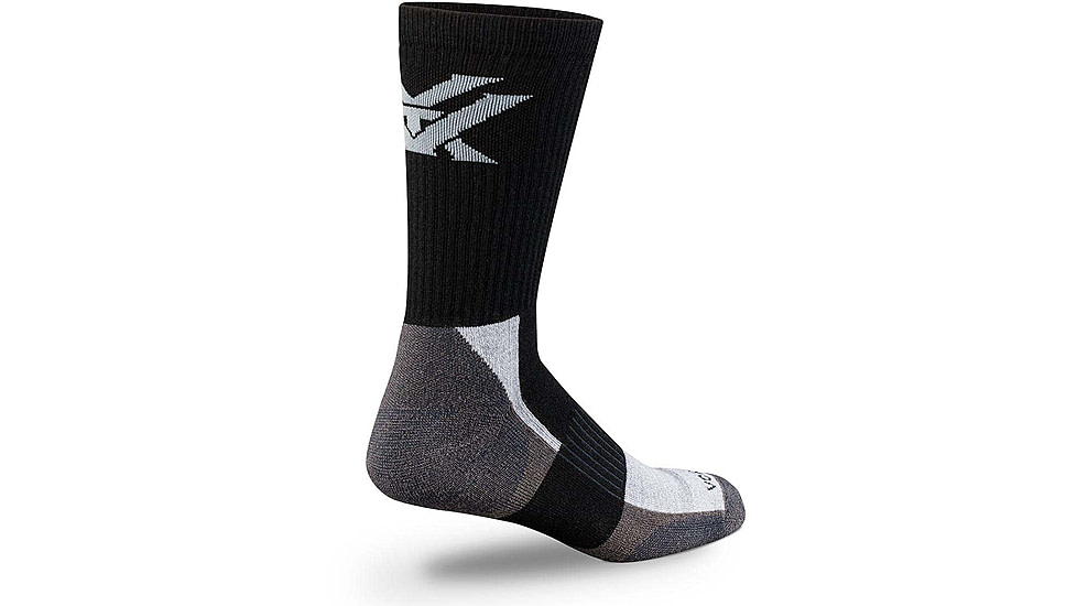 Vortex Main Trail Everyday Crew Sock - Mens, Black, XL, 120-25-BLKXL