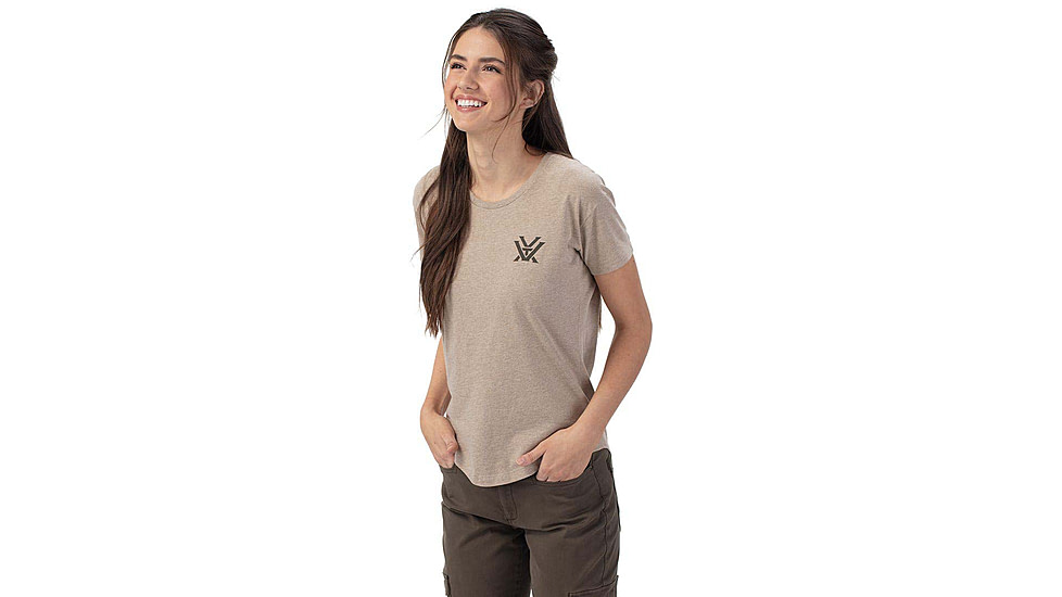 Vortex MTN Diamond SS Tee - Womens, Extra Large, Oatmeal, 123-01-OATXL