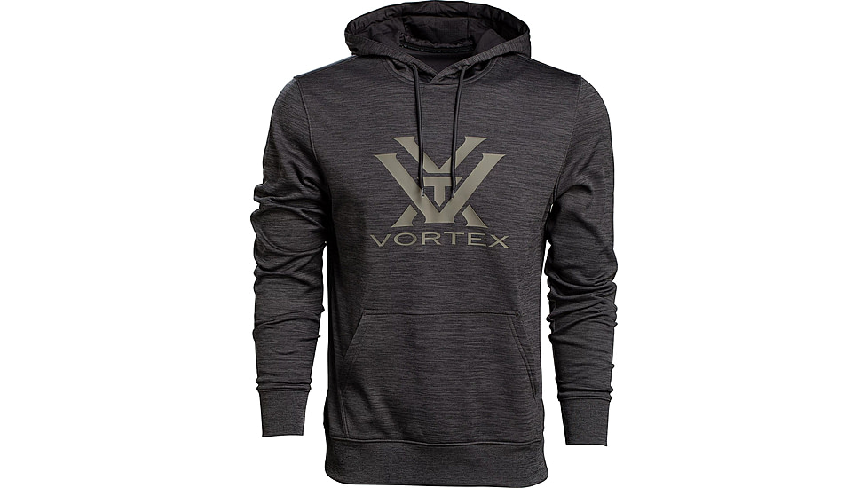 Vortex Performance Hoodie - Mens, Black Heather, 3X, 220-56-DUO3X