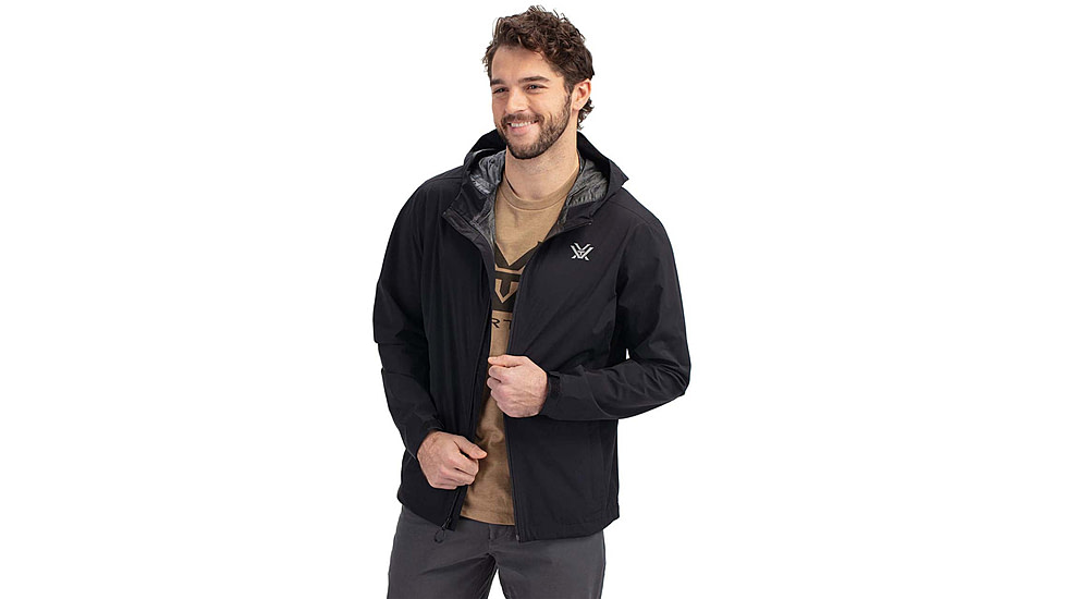 Vortex Rain Jacket - Mens, Large, Black, 123-02-BLKL