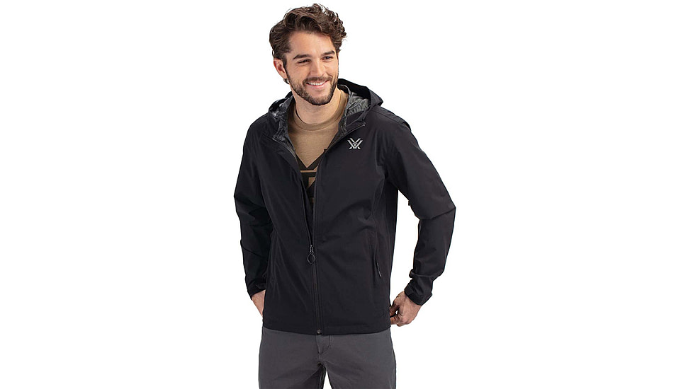 Vortex Rain Jacket - Mens, Large, Black, 123-02-BLKL