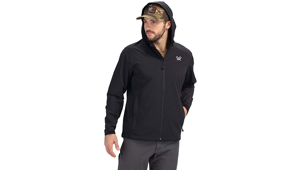 Vortex Rain Jacket - Mens, Large, Black, 123-02-BLKL