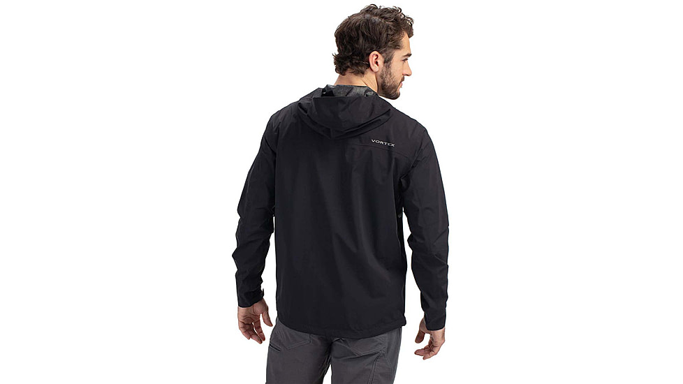 Vortex Rain Jacket - Mens, Large, Black, 123-02-BLKL