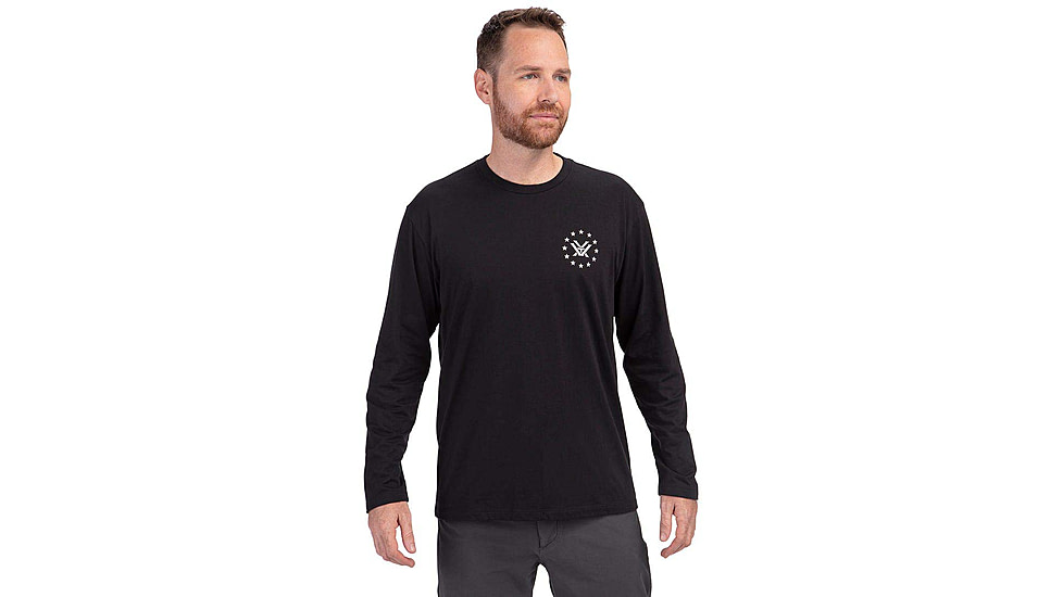 Vortex Salute LS T-Shirt - Mens, Black, 3XL, 222-02-BLK3X