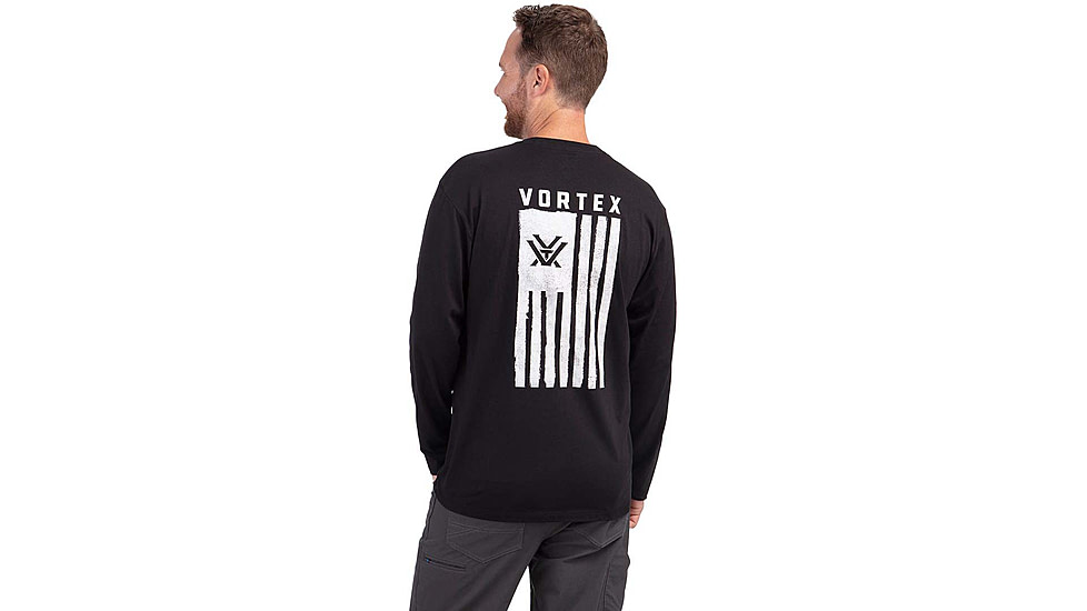 Vortex Salute LS T-Shirt - Mens, Black, 3XL, 222-02-BLK3X