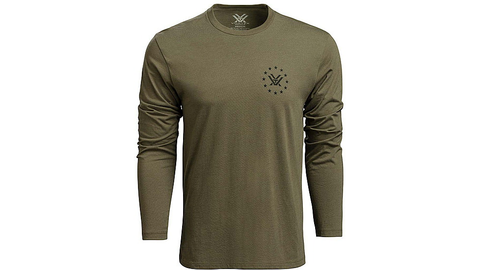 Vortex Salute LS T-Shirt - Mens, Military Heather, 4X, 222-02-MIH4X