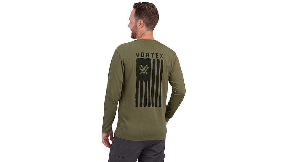 Vortex Salute LS T-Shirt - Mens, Military Heather, 4X, 222-02-MIH4X