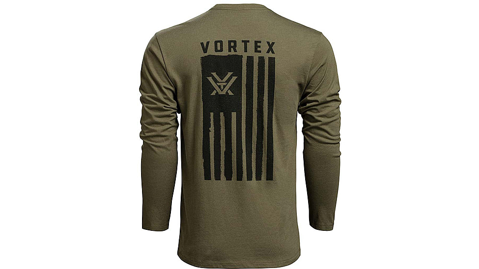 Vortex Salute LS T-Shirt - Mens, Military Heather, 4X, 222-02-MIH4X
