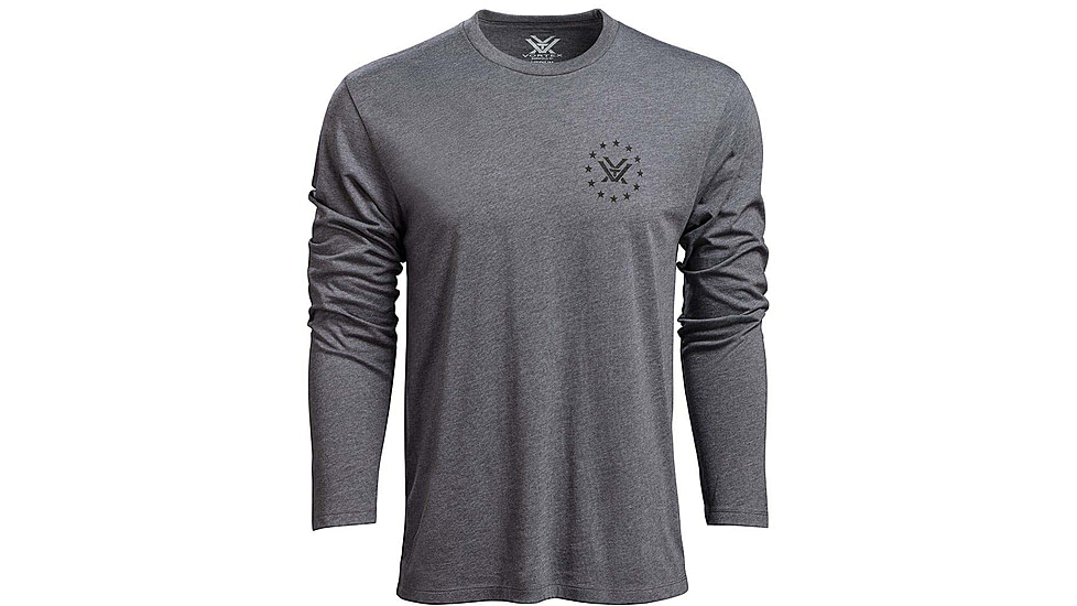 Vortex Salute LS T-Shirt - Mens, Titanium Heather, XL, 222-02-THEXL