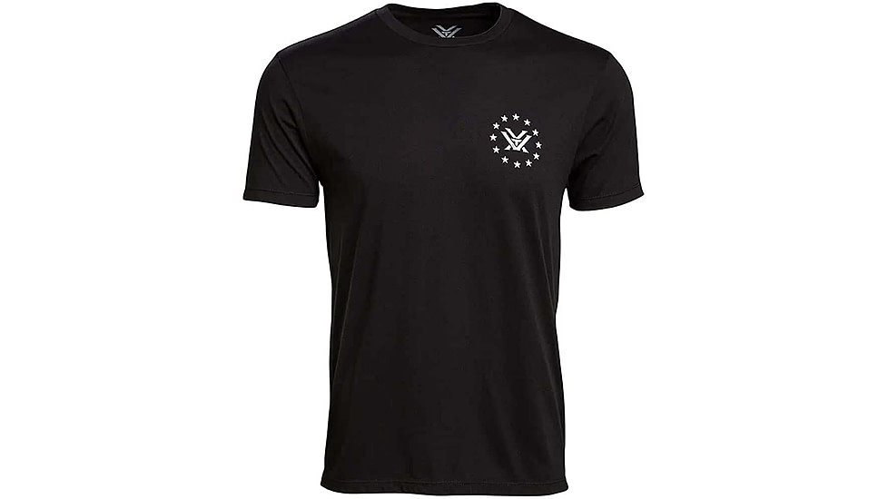 Vortex Salute Short Sleeve T-Shirts - Mens, Black, 4X, 121-14-BLK4X