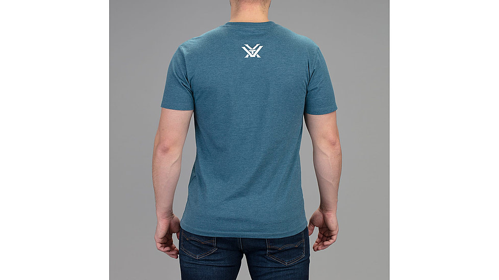 Vortex Stars and Stripes Short Sleeve T-Shirt - Mens, Blue, Medium, 121-13-SBHM