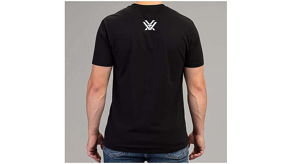 Vortex Stars and Stripes Short Sleeve T-Shirts - Mens, Black, 2XL, 121-13-BLK2X