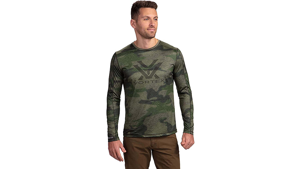 Vortex Sun Slayer Long Sleeve Shirt - Mens, Forest Camo, XL, 121-19-FCAXL