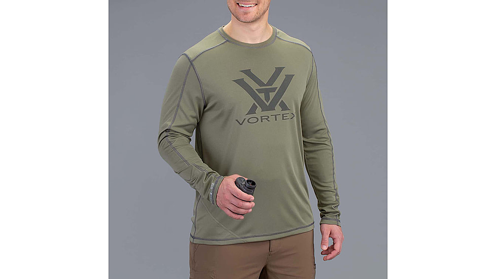 Vortex Sun Slayer Long Sleeve Shirt - Mens, Lichen, M, 121-19-LICM