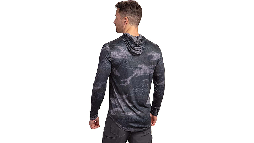 Vortex Sun Slayer LS Hoodie - Mens, Black Camo, XL, 121-20-BCAXL