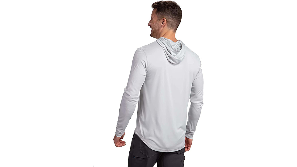 Vortex Sun Slayer LS Hoodie - Mens, Cool Grey, 3XL, 121-20-COG3X