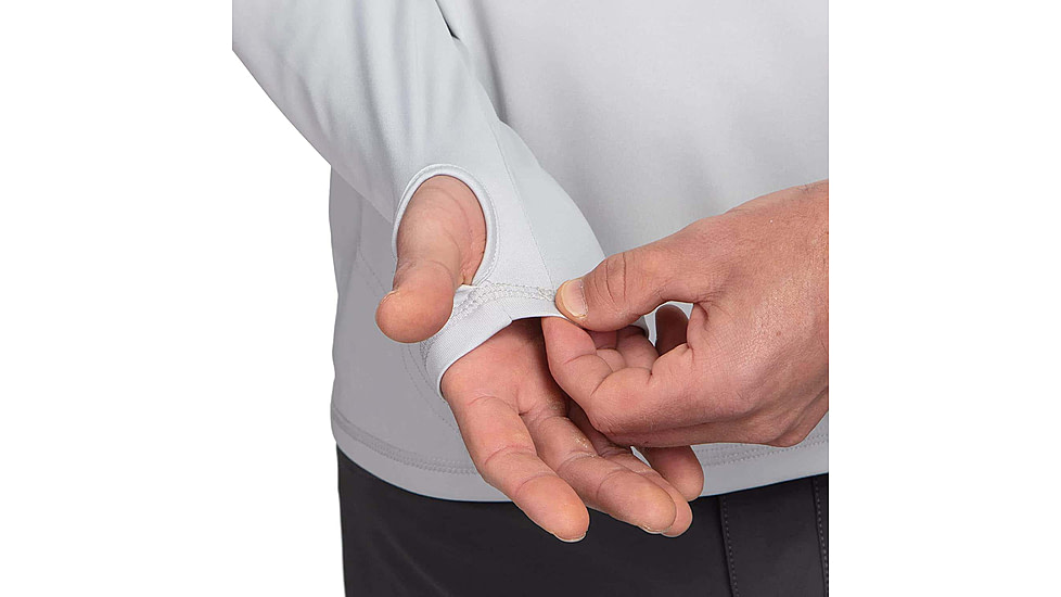 Vortex Sun Slayer LS Hoodie - Mens, Cool Grey, 3XL, 121-20-COG3X