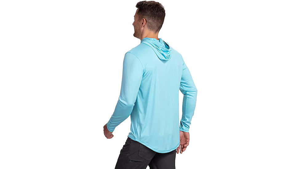 Vortex Sun Slayer LS Hoodie - Mens, Flats Blue, 3XL, 121-20-FBL3X