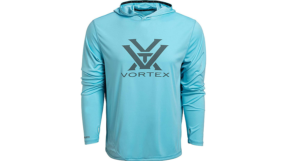 Vortex Sun Slayer LS Hoodie - Mens, Flats Blue, 3XL, 121-20-FBL3X