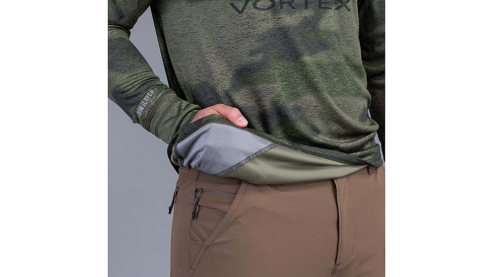 Vortex Sun Slayer LS Hoodie - Mens, Forest Camo, XL, 121-20-FCAXL