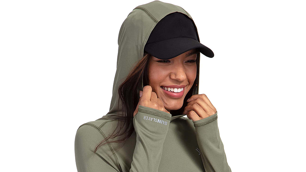 Vortex Sun Slayer LS Hoodie - Womens, Lichen, M, 121-30-LICM