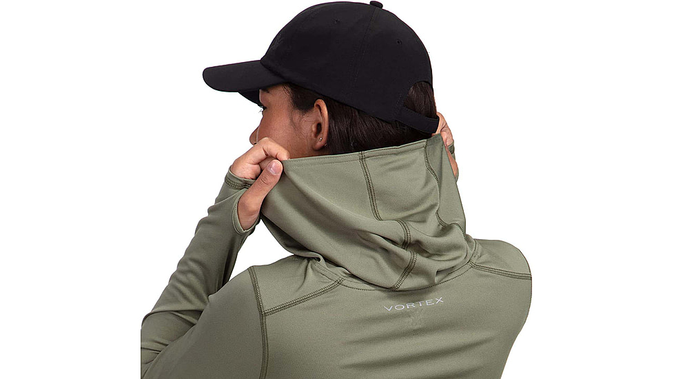 Vortex Sun Slayer LS Hoodie - Womens, Lichen, M, 121-30-LICM