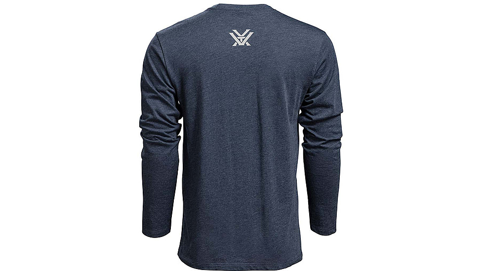 Vortex Three Peaks LS T-Shirt - Mens, Navy Heather, M, 222-01-NAHM
