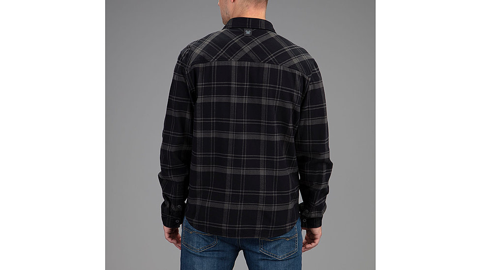 Vortex Timber Rush Flannel - Mens, Black, Extra Large, 220-14-BLKXL