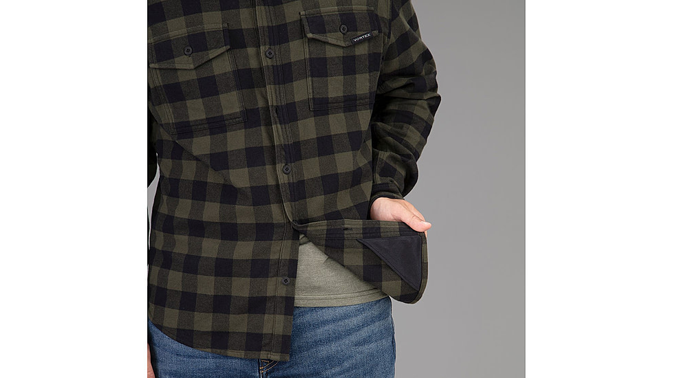 Vortex Timber Rush Flannel - Mens, Forest, 3X, 220-14-FOR3X