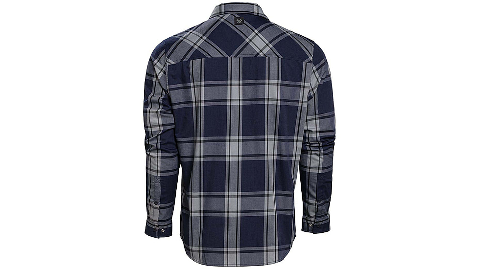 Vortex Trail Call Tech Flannel - Mens, Extra Large, Blue Heather, 221-39-BUHXL