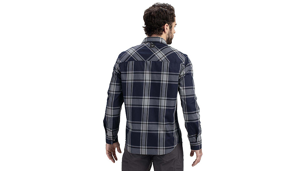 Vortex Trail Call Tech Flannel - Mens, Extra Large, Blue Heather, 221-39-BUHXL