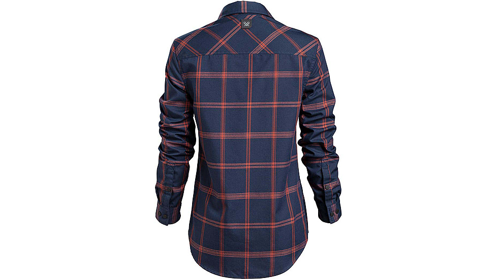Vortex Trail Call Tech LS Flannel - Womens, Black Iris, XS, 221-40-BLIXS