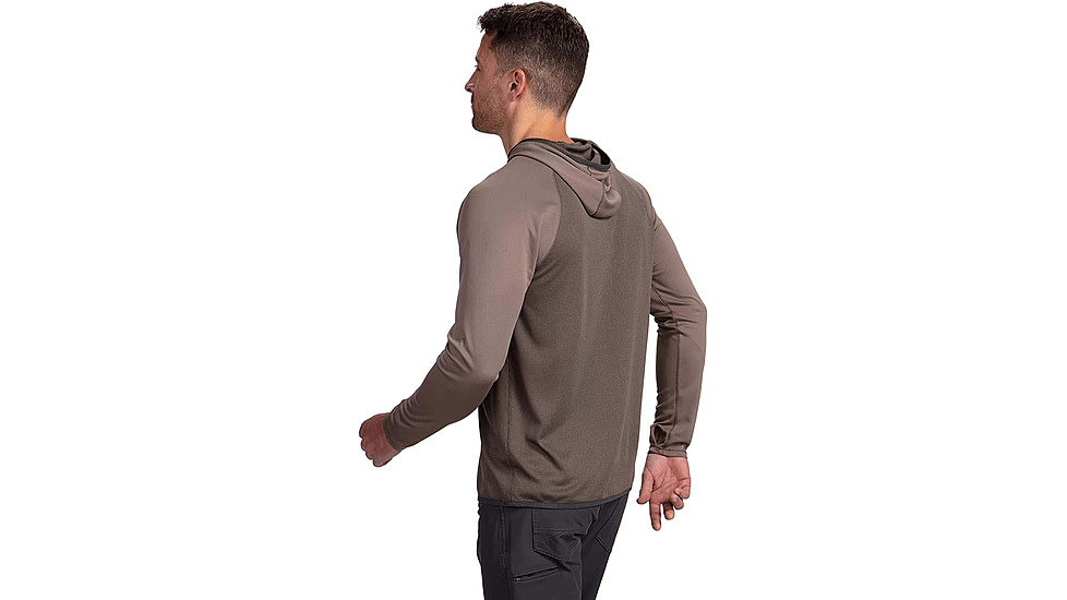Vortex Weekend Rucker Hooded Long Sleeve - Mens, Peat, L, 121-24-PETL