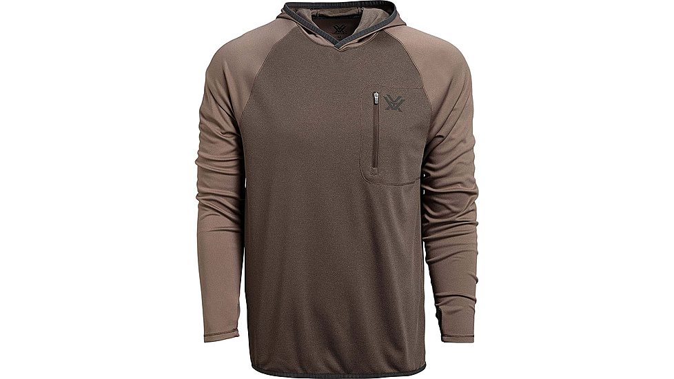Vortex Weekend Rucker Hooded Long Sleeve - Mens, Peat, L, 121-24-PETL