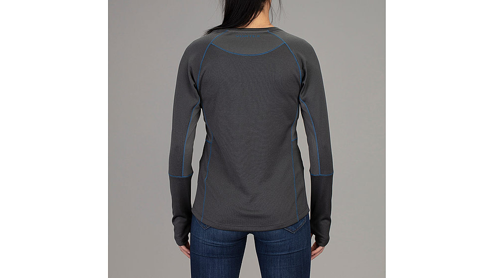 Vortex Weekend Rucker Long Sleeve Top - Womens, Charcoal, Small, 121-26-CHRS