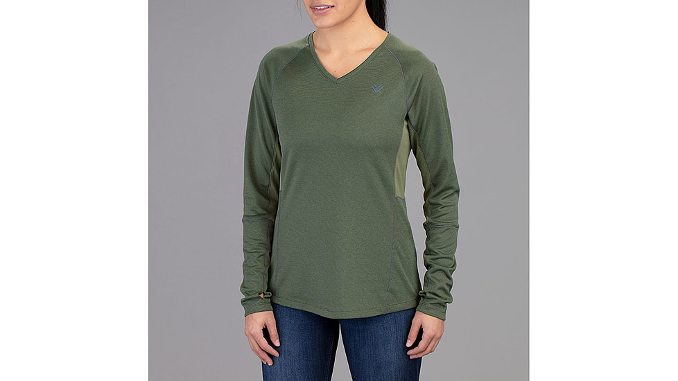 Vortex Weekend Rucker Long Sleeve Top - Womens, Green, Extra Small, 121-26-FNIXS