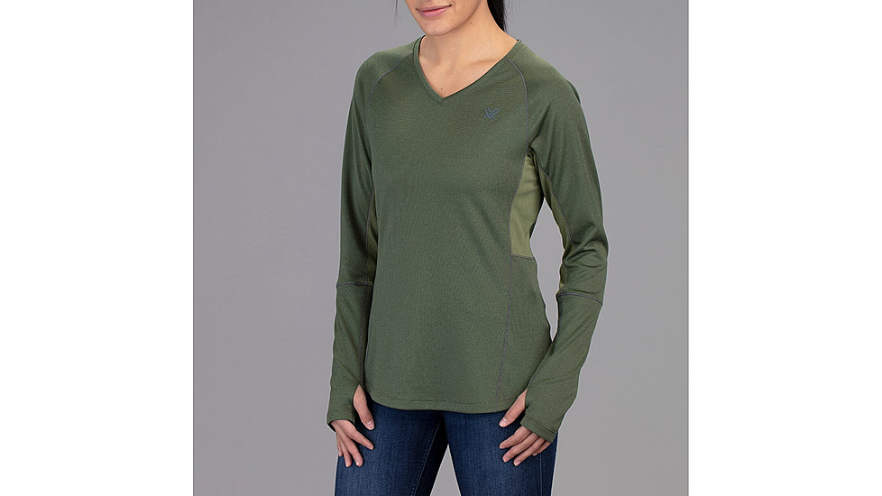 Vortex Weekend Rucker Long Sleeve Top - Womens, Green, Extra Small, 121-26-FNIXS