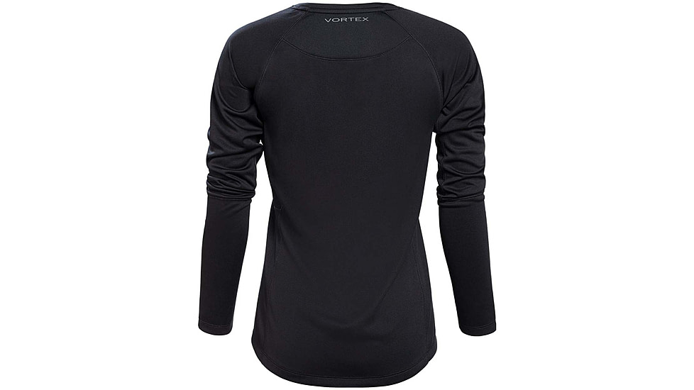Vortex Weekend Rucker Long Sleeve Tops - Womens, Black, M, 121-26-BLKM